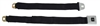 1968 - 1969 Camaro Rear Deluxe Seat Belt with Black and Silver Starburst Push Button, Each