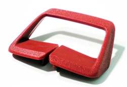 1974 - 1976 Camaro Seat Belt Side Shoulder Guide, Red