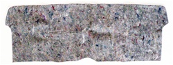 1967-1969 Rear Seat Divider Insulation Only