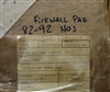 1986 - 1992 Firewall Insulation Pad with or without Air Conditioning, NOS GM