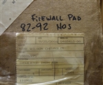 1986 - 1992 Firewall Insulation Pad with or without Air Conditioning, NOS GM
