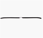1969 Camaro Headliner Upper Inner Windshield Trim Molding, Front, Black