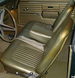 1967 - 1968 Camaro Standard Interior Front Bench and Rear Seat Covers Set