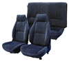 1982 - 1985 Camaro Standard Seat Covers Upholstery Set, Front and Rear Solid, All Encore Velour