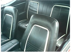 1967 Camaro Deluxe Interior Front Buckets and Rear Seat Cover Set