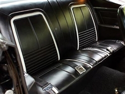 1967 Camaro Rear Back Seat Covers Set for Deluxe Interior