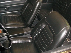 1968 Camaro Deluxe Front Seat Covers Set, Front Buckets Only