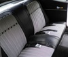 1969 Camaro Black Houndstooth Rear Back Seat Covers Set