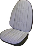 1971 Camaro Deluxe Interior Front Bucket Seat Covers Set, Checkerboard Cloth