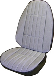 1971 Camaro Deluxe Interior Front Bucket Seat Covers Set, Checkerboard Cloth