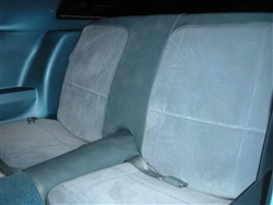 1979 Camaro Rear Back Seat Covers Set, Deluxe Interior Vinyl with Cloth Inserts