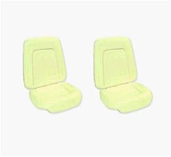 1969 Camaro Front Bucket Seat Foam with Wire Set, Standard Interior, Pair