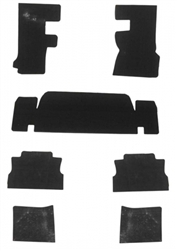 1967 - 1969 Camaro Floor Carpet Heat and Sound Deadening Set