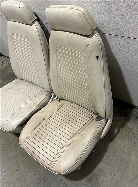 1969 Camaro Front Bucket Seats Assembly Set, Original GM Used