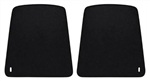 1967 - 1970 Camaro Front Bucket Seat Back Panels, Black, Pair