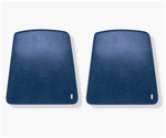 1968 - 1970 Camaro Front Bucket Seat Back Panels, Dark Blue | Camaro Central