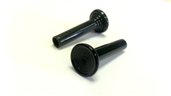 1967 - 1981 Camaro Custom BLACK Door Lock Knobs, Pair