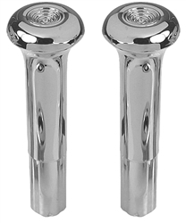 1970 - 1981 Camaro Chrome Door Lock Knobs, Pair