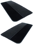 1986 - 1992 Camaro Door Panels Set, Encore Velour with Cut Pile Carpet