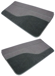 1989 - 1992 Camaro Door Panels Set, Rally Sport / IROC / 91 - 92 Z28, Madrid Velour and Cut Pile Carpet