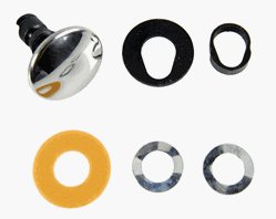 1967 Camaro Vent Window Crank Handle Pivot Stud Kit, 6 Pieces