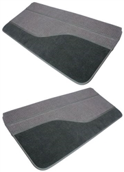 1989 - 1992 Camaro Door Panels Set, Rally Sport / IROC / 91 - 92 Z28, Encore Velour and Cut Pile Carpet