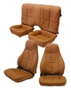 1993 - 1996 Seat Covers Set (Replacement Upholstery), Deluxe, Front and Rear, Solid Rear, Hampton Leatherette Grain Vinyl, Choice of Colors