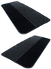 1986 - 1992 Camaro Door Panels Set, GM Regal Velour with Cut Pile Carpet