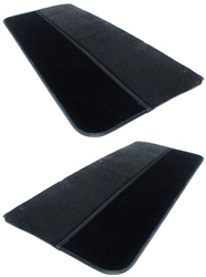 1986 - 1992 Camaro Door Panels Set, GM Regal Velour with Cut Pile Carpet