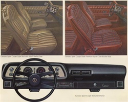 1976 Camaro Standard Interior Kit, Stage 1