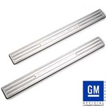 2010 - 2011 Camaro Logo Door Sill Plates, Chrome