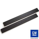 2010 - 2011 Camaro Logo Door Sill Plates, Black