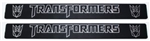 2010 - 2011 Two Tone (Chrome and Black) Transformers Decepticon Logo Door Sill Plates