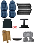 1980 - 1981 Camaro STAGE 1 Standard VINYL Upholstery Interior Kit, WITH Zippers Back Buckets