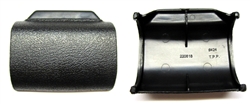 image of 1978 - 1981 Camaro BLACK Seat Belt Plastic Tongue Escutcheon Cover Cap, Each