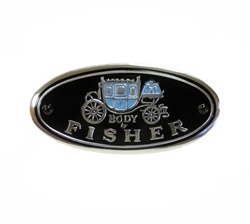 1967 - 1981 Camaro Door Jamb Body by Fisher Sill Plate Decal, Each