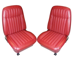 1969 Camaro Front Bucket Seat Assemblies Set, Deluxe, Comfortweave, Pre-Assembled, Headrests Not Included | Camaro Central