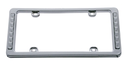 Image of a Rear License Plate Frame with Back-Up LED Lights