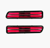 1969 Camaro Rally Sport Tail Light Lens Assemblies Set, Pair