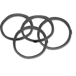 1970 - 1973 Camaro Tail Light Lens Gaskets Set, Molded Rubber, 4 Pieces