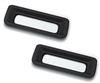 2010 - 2011 Camaro Reverse Light Bezels GM Licensed - Black