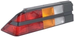 New 1982 - 1990 Camaro Tail Light Lens and Housing Assembly with Black Horizontal Stripe for STD and Z28 Models, Left Hand