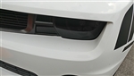 2010 - 2013 Camaro Headlight Blackout Covers Set, Clear, Carbon Fiber, or Smoke Finish, Pair