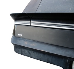 1979 - 1981 Camaro Blackout Smoke Tail Light Covers with Rear Center Panel, 3 Piece Set