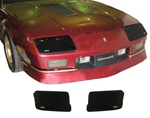 1985 - 1989 Camaro Blackout Headlight Covers Set, for 85 - 89 IROC-Z and 90 - 92 Z28, Pair