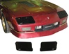 1988 - 1992 Blackout Covers Set, Headlights, Rally Sport, Pair