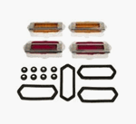 1969 Camaro Side Marker Light Kit, Front and Rear, Complete with Gaskets and Hardware, 20 Pieces
