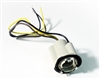 1969 - 1977 Tail Light Socket with Wiring Lead for Double Filament Bulb, Each