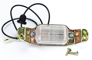 1967 - 1969 Camaro Rear License Plate Light Assembly, Bulb Included