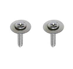 1993 - 2002 Rear License Plate Light Mounting Screws Set, Flush Mount Large Washers Included, Pair